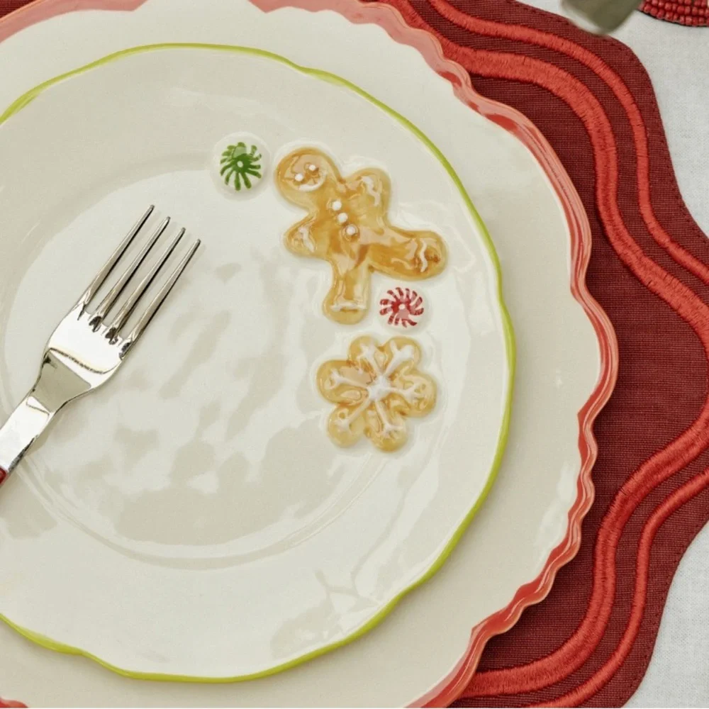 Holifaye Ceramic Stoneware Desserts Plate
